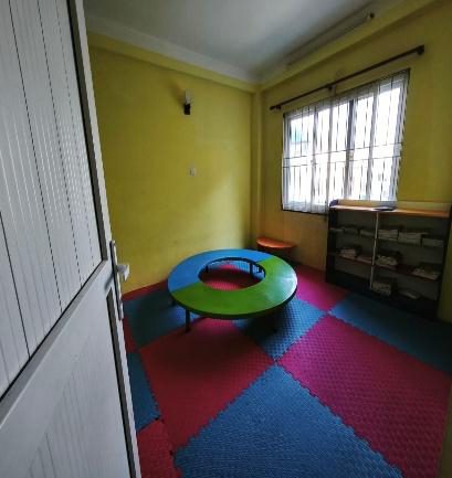 A classroom at the school serving the children of Hope Orphanage
